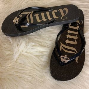 New Juicy Couture flip flops
